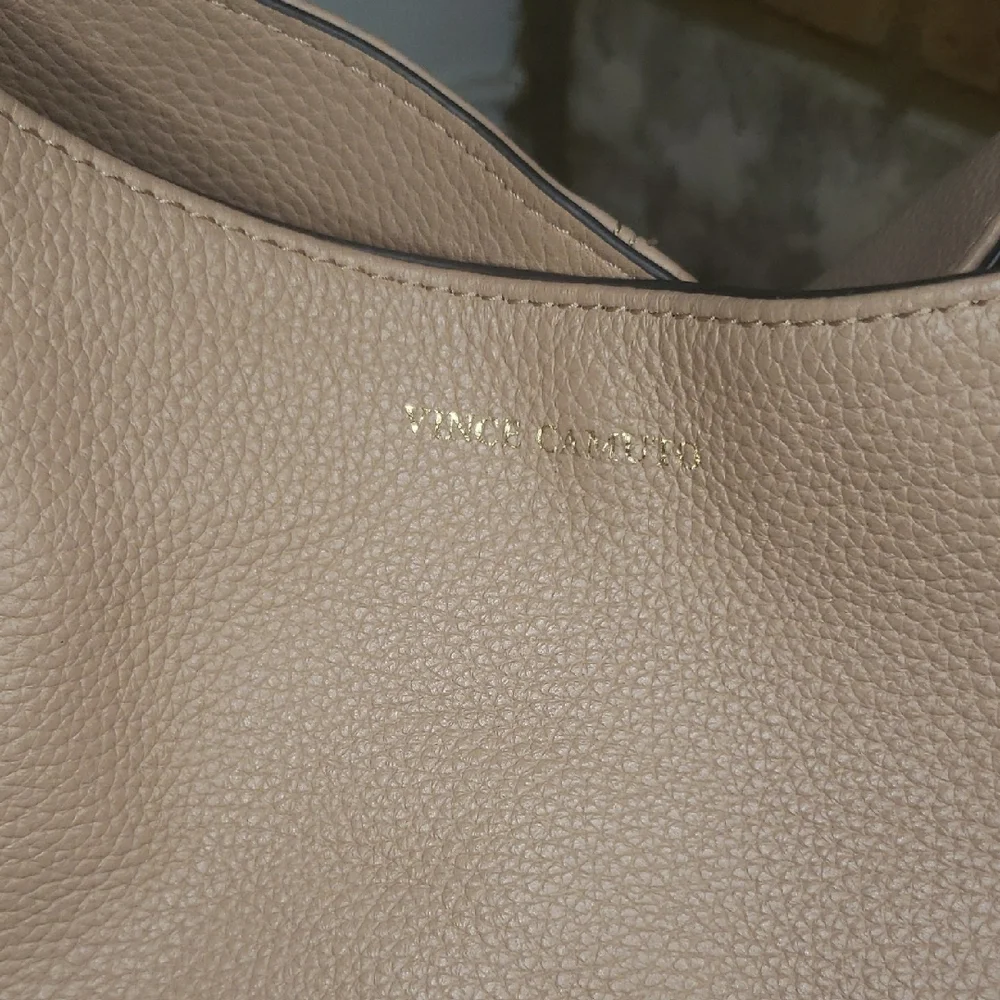 Vince Camuto Tan Leather Tote Bag - Picture 3 of 16